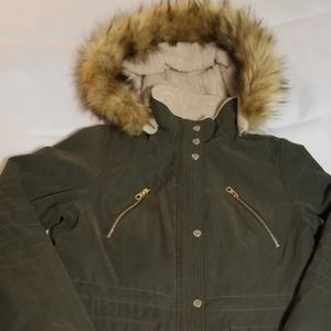 Nautica ladies winter coat/parka olive green